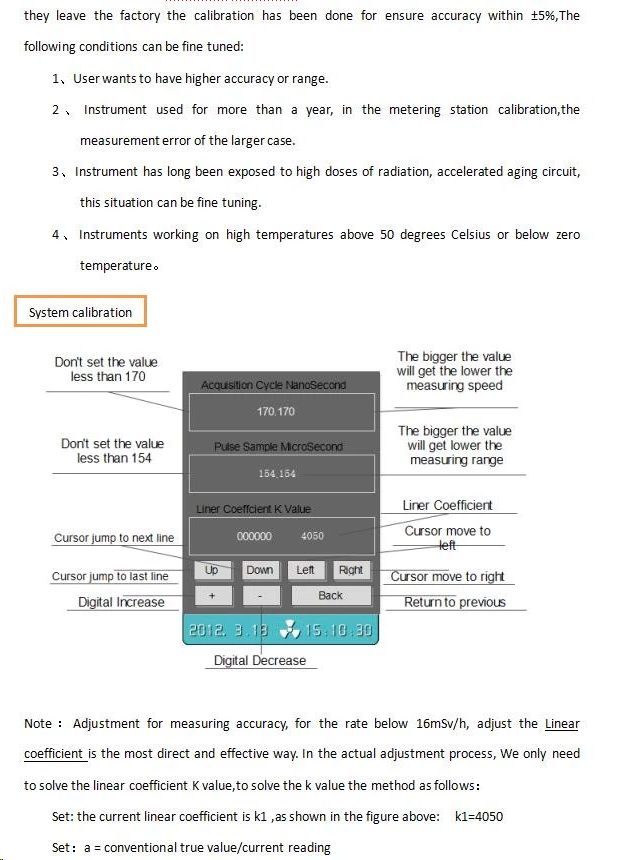 DP802i series of personal nuclear Radiation Detector alarm