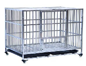 Stainless steel dog cage