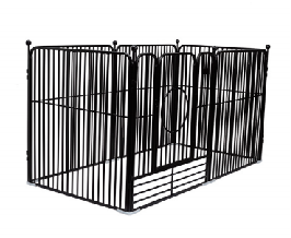 Full square tube pet cage