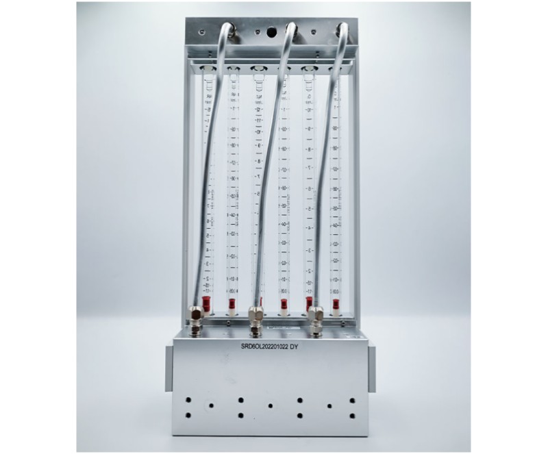 Flowmeter O₂ N₂O AIR SIX tube