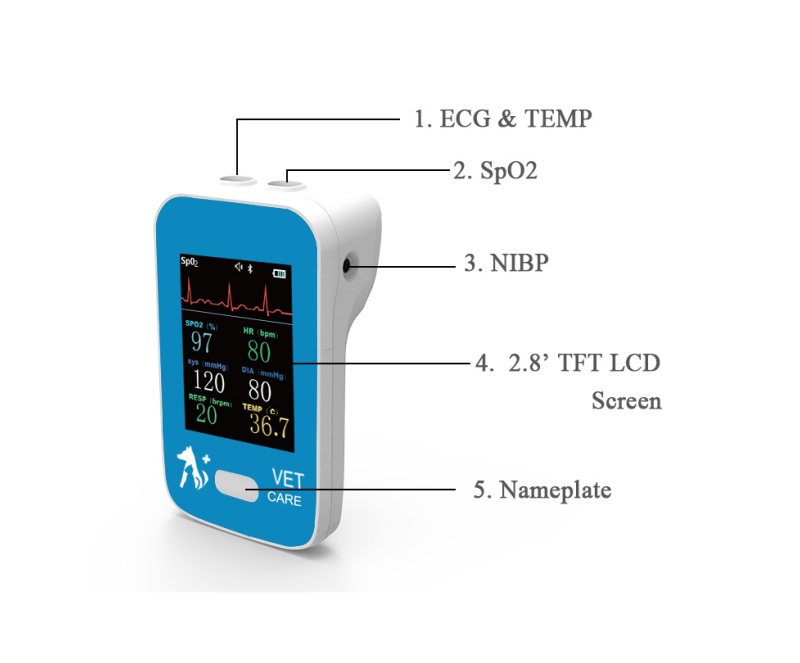 Veterinary Monitor WMV-650C(NEW)