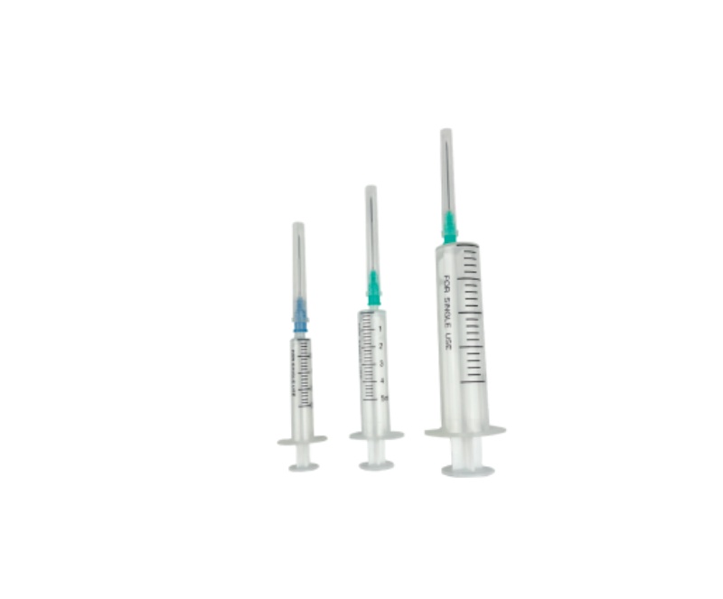 SYRINGES FOR SINGLE USE  TWO PARTS