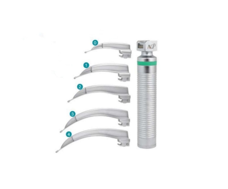 WMV-NJ800D  Fiber Optic Laryngoscope  (Set of 5 Blades)